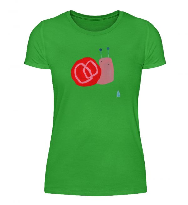 Schnecke mit Tropfen - Damenshirt-2468