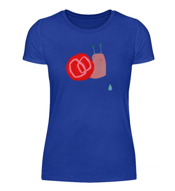 Schnecke mit Tropfen - Damenshirt-2496