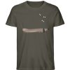 Dackel mit Knochen - Herren Organic Shirt-7072