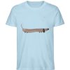 Dackel mit Knochen - Herren Organic Shirt-6967