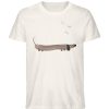 Dackel mit Knochen - Herren Organic Shirt-6968