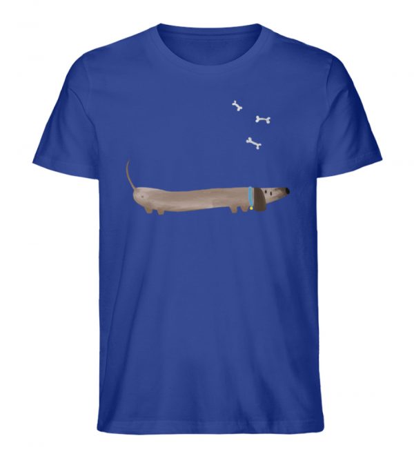 Dackel mit Knochen - Herren Organic Shirt-668