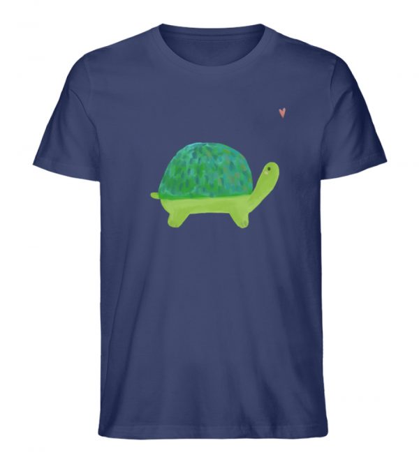 Schildkröte mit Herz - Herren Organic Shirt-6057