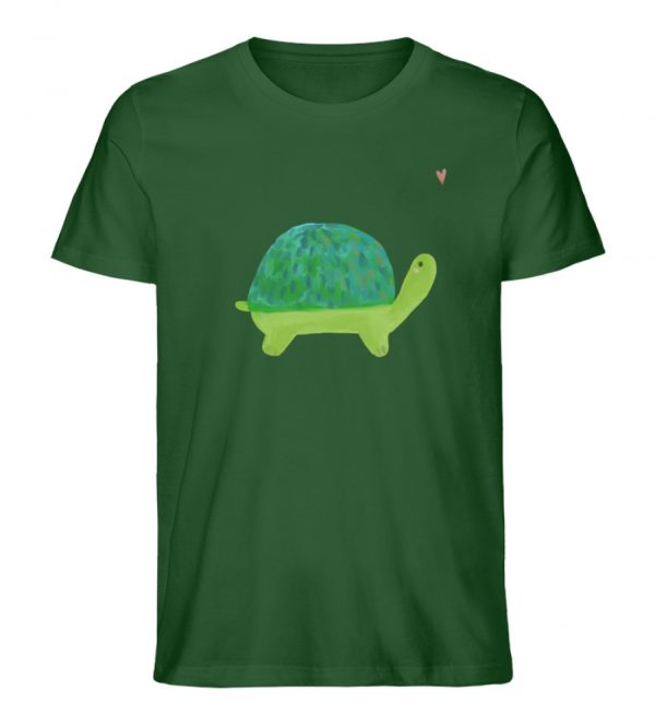 Schildkröte mit Herz - Herren Organic Shirt-833