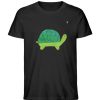 Schildkröte mit Herz - Herren Organic Shirt-16
