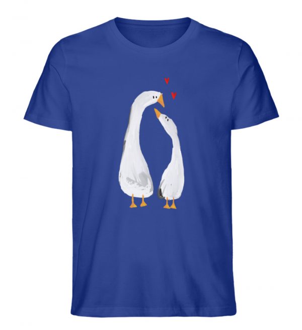 Gänse mit Herzen - Herren Organic Shirt-668