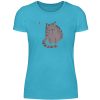Katze mit Herz - Damenshirt-2462