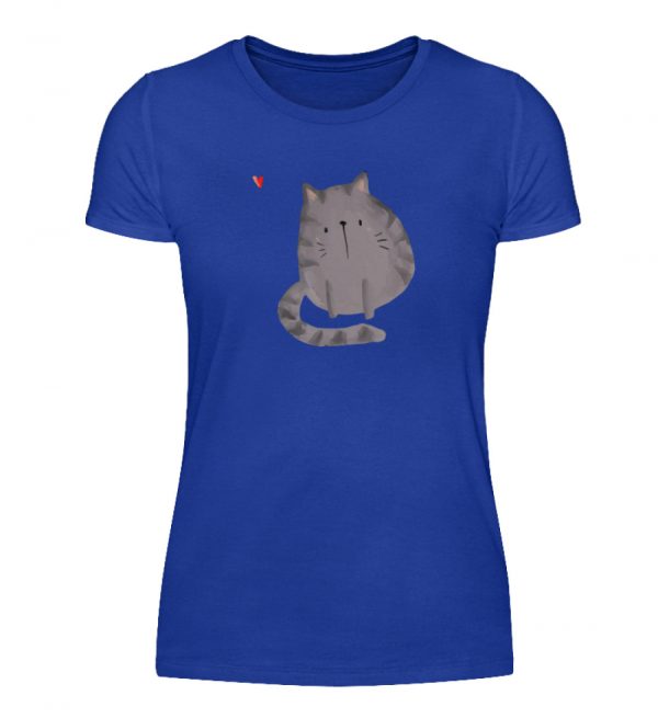 Katze mit Herz - Damenshirt-2496