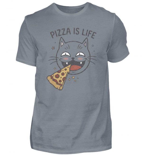 Pizza is Life - Herren Shirt-1157