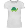Schildkröte mit Herz - Damenshirt-3