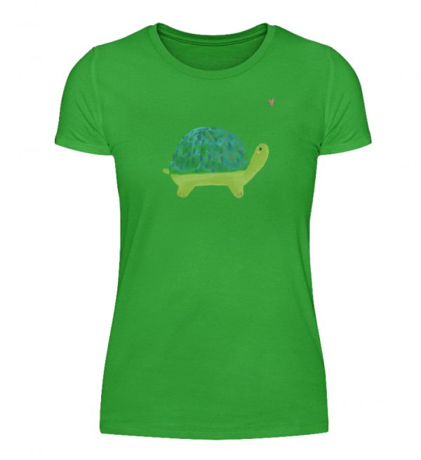 Schildkröte mit Herz - Damenshirt-2468