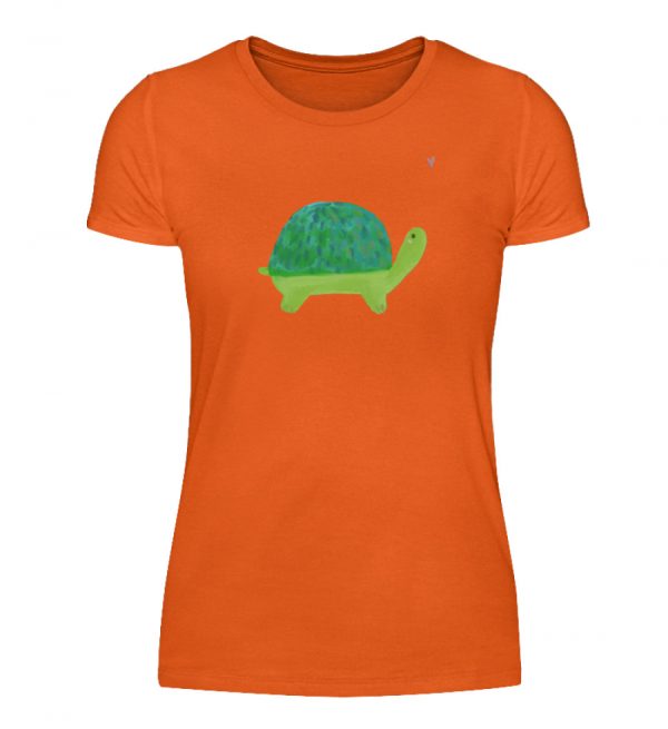 Schildkröte mit Herz - Damenshirt-1692