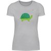 Schildkröte mit Herz - Damenshirt-17