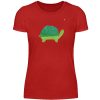 Schildkröte mit Herz - Damenshirt-4