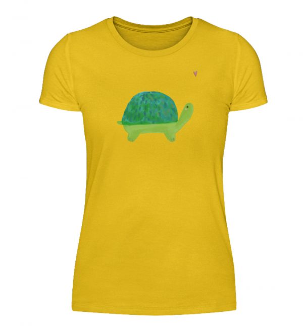 Schildkröte mit Herz - Damenshirt-3201