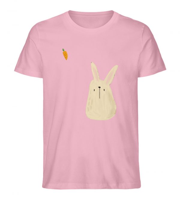 Hase mit Möhre - Herren Organic Shirt-6883