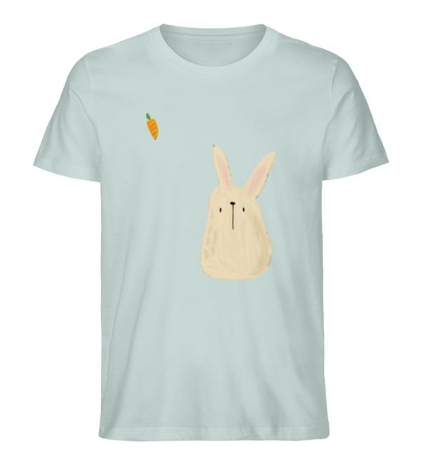 Hase mit Möhre - Herren Organic Shirt-7033