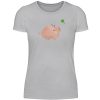 Schweini mit Kleeblatt - Damenshirt-17