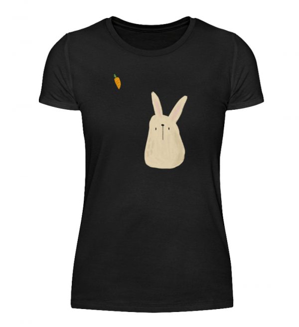 Hase mit Möhre - Damenshirt-16