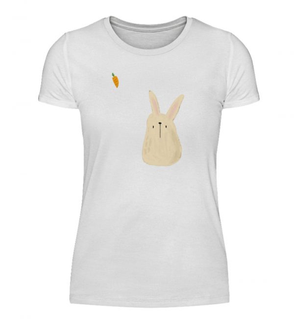 Hase mit Möhre - Damenshirt-3