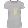 Hase mit Möhre - Damenshirt-17