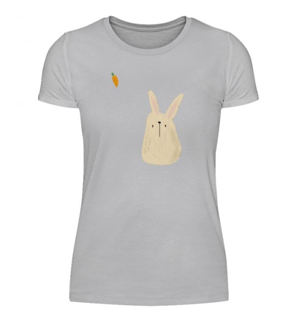 Hase mit Möhre - Damenshirt-17