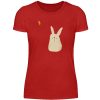 Hase mit Möhre - Damenshirt-4