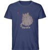 Katze mit Herz - Herren Organic Shirt-6057