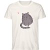 Katze mit Herz - Herren Organic Shirt-6968