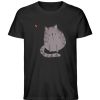 Katze mit Herz - Herren Organic Shirt-16