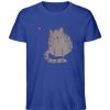 Katze mit Herz - Herren Organic Shirt-668