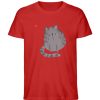 Katze mit Herz - Herren Organic Shirt-4