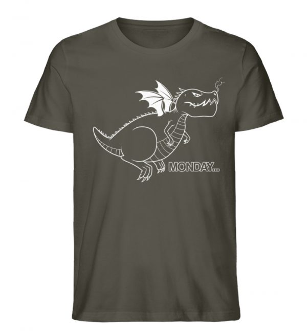 Dragon - Monday... - Herren Organic Shirt-7072