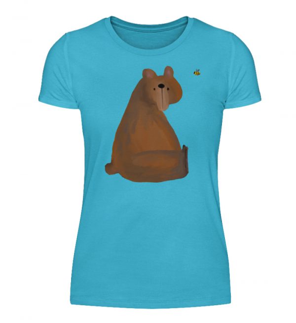Bär mit Biene - Damenshirt-2462