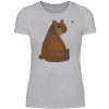 Bär mit Biene - Damenshirt-17