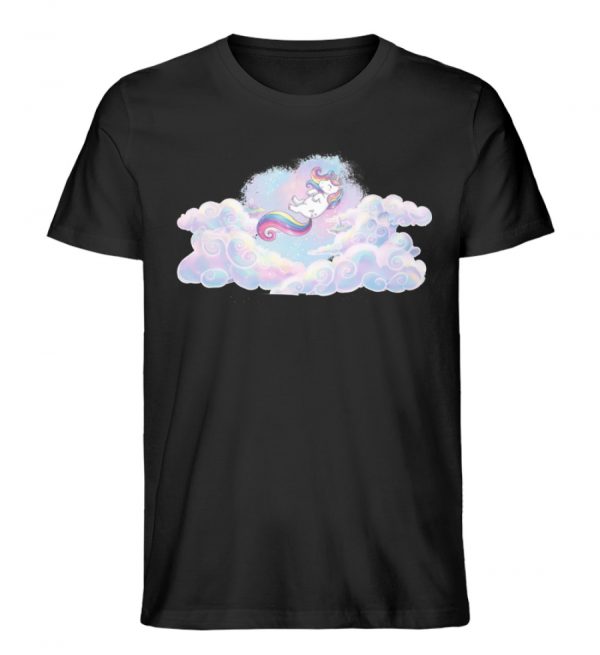 Einhorn - Wolkentraum - Herren Organic Shirt-16