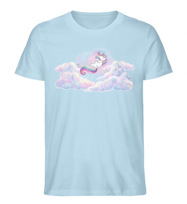 Einhorn - Wolkentraum - Herren Organic Shirt-6967