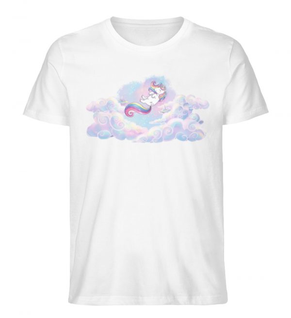 Einhorn - Wolkentraum - Herren Organic Shirt-3