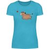 Esel mit Apfel - Damenshirt-2462