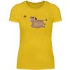 Esel mit Apfel - Damenshirt-3201