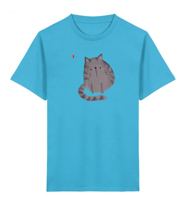 Katze mit Herz - Kinder Premium Organic T-Shirt 2.0 ST/ST-7144