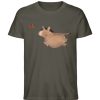 Esel mit Apfel - Herren Organic Shirt-7072