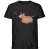 Esel mit Apfel - Herren Organic Shirt-16