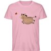 Esel mit Apfel - Herren Organic Shirt-6883