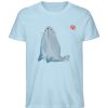 Robbe mit Ball - Herren Organic Shirt-6967