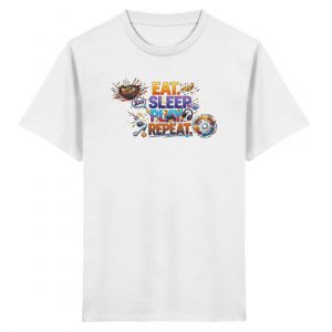 Eat, Sleep, Play, Repeat. - Kinder Premium Organic T-Shirt 2.0 ST/ST-3