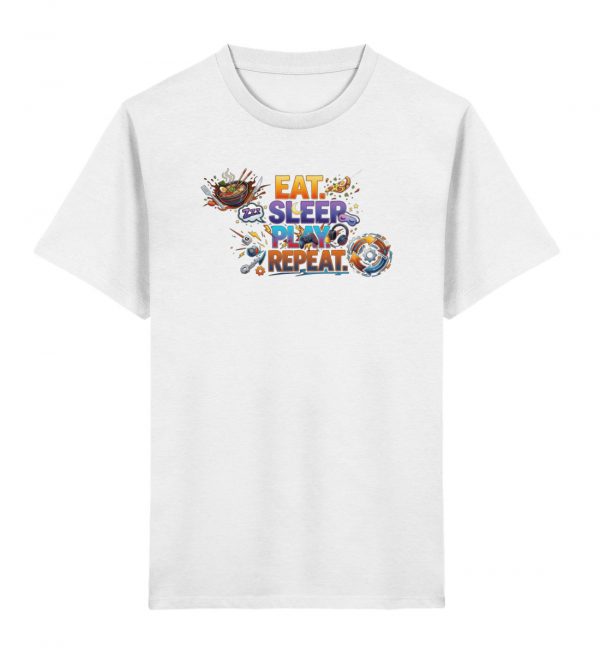 Eat, Sleep, Play, Repeat. - Kinder Premium Organic T-Shirt 2.0 ST/ST-3