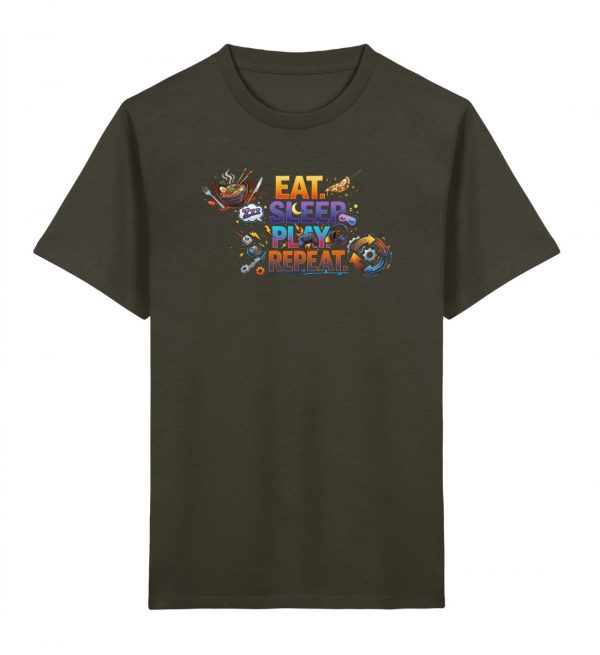 Eat, Sleep, Play, Repeat. - Kinder Premium Organic T-Shirt 2.0 ST/ST-7072