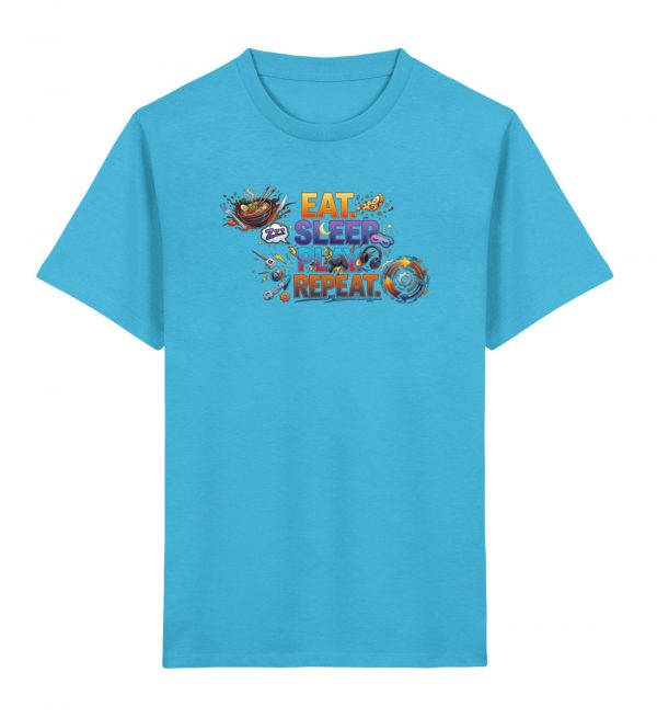 Eat, Sleep, Play, Repeat. - Kinder Premium Organic T-Shirt 2.0 ST/ST-7144