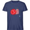 Schnecke mit Tropfen - Herren Organic Shirt-6057
